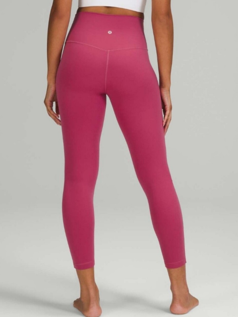 Lululemon Align High-Rise Pant 25"Pink Lychee size 8 - Picture 2 of 12